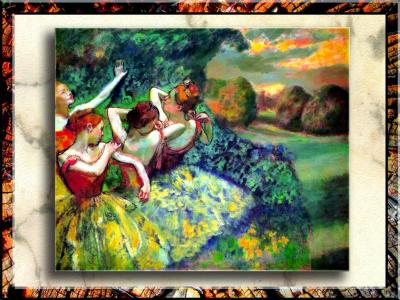 Impressionism by Edgar Degas,-Dancers
