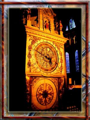 XIV Century Clock In Lion Cathedral