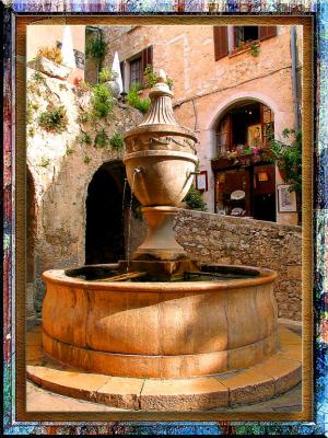 Charming Fountain In St.Paul, Provence