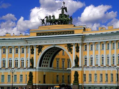 Entrance To Palace Square, St.Petersburg