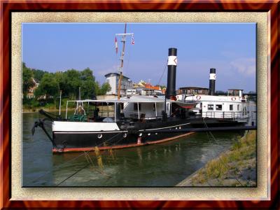 One Of First Steam Ships, Regensburg, Germany