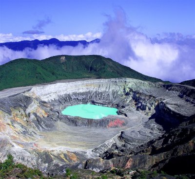 Crater Of Poas Volcano