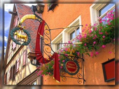 Colourful Rothenburg, Germany