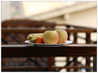 Fruits on the balcony