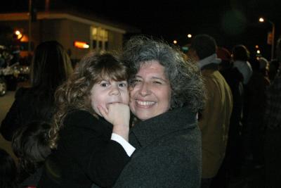 Marah and me at the Christmas Parade - taken by David (thanks Mary!)