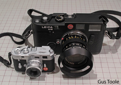 Minox M3 replica with Leica M6