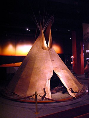 Teepee at Arch Museum