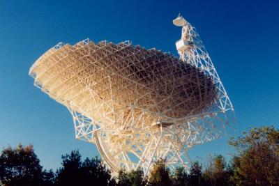 Green Bank Radio Telescope - Blue Sky - Western View - 1rst Finish CR tb0300.jpg