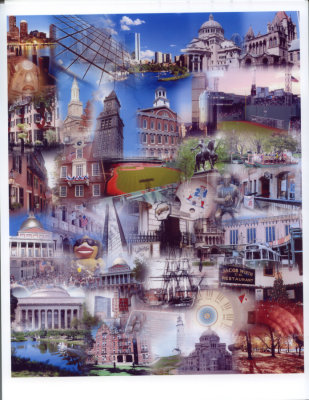 Boston collage