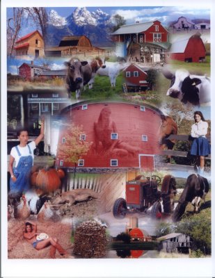 Farmers collage