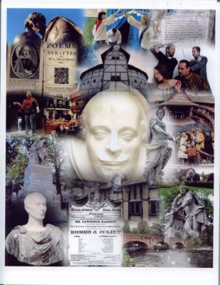 William Shakespeare collage