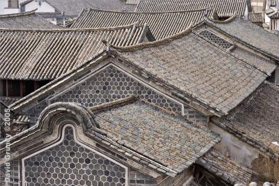 XiZhou - Bai architecture - rooftops