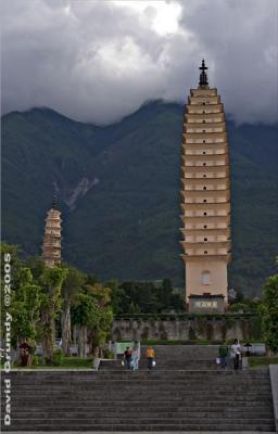 Dali - 3 pagodas.  This one is supposed to be the oldest standing manmade structure in this part of China.