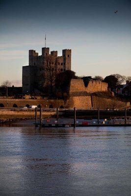 Castle from accross the river Medway