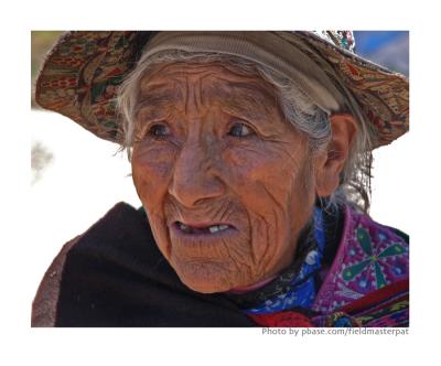 Senora on the Fringes, An Ephemeral Stillness, Colca Canyon
