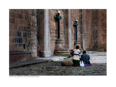 Short break time. Cuzco, Peru