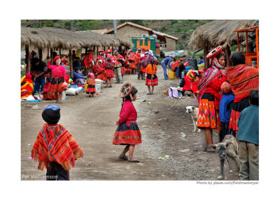 Market day, Willoq, Peru