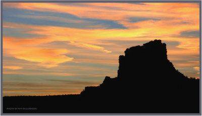Sunset from foot of Bell Rock, Sedona, Arizona