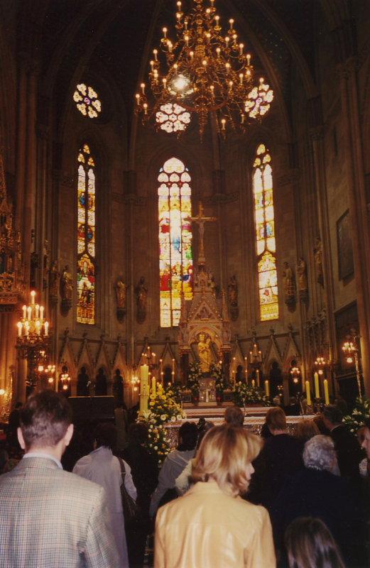 It was Easter Sunday, so I attended Mass in the Catholic Cathedral (even though Im not Catholic)!