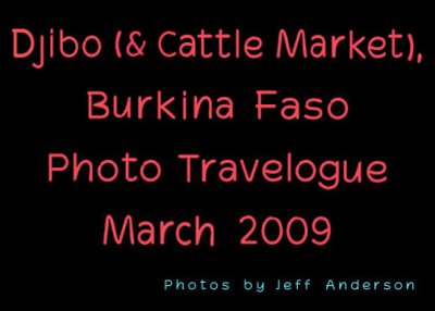 Djibo (& Cattle Market), Burkina Faso cover page.
