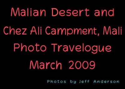Malian Desert and Chez Ali Campment, Mali (March 2009)