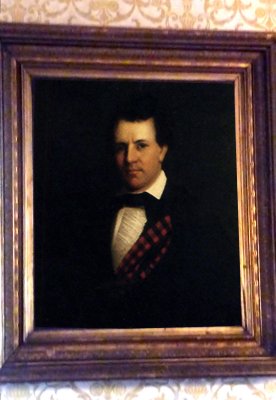 Portrait of Joseph Acklen, Adelicia's 2nd husband. He was a talented property manager who helped triple Adelicia's wealth.