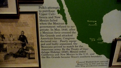 When Mexico refused to negotiate regarding the purchase of New Mexico and California, it resulted in the Mexican American War.