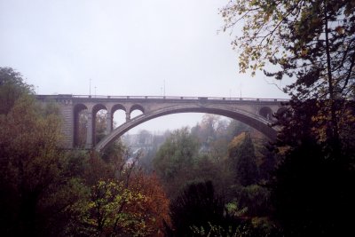 When the Adolphe Bridge was built (1900-1903), it was the largest stone bridge in the world with a central arch 46 meters tall.