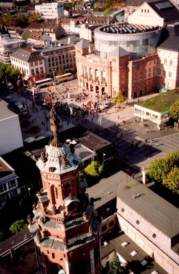 Here's another view from the top of the cathedral.