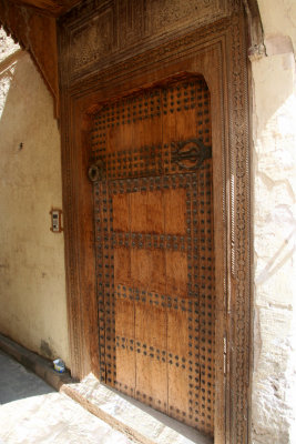 A 14th century door to a riad (a traditional Moroccan house with an interior garden).