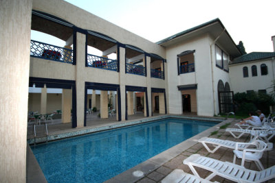 The Hotel Batha pool.