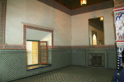 This room was a study for student lessons held in the palace.