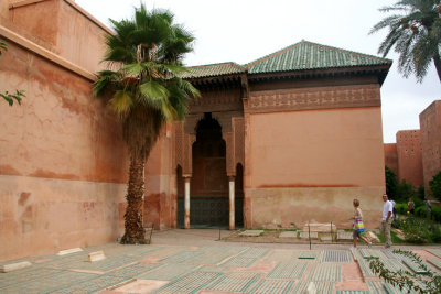 Exterior view of the Saadian Tombs, which came into being when Sultan Moulay Ahmed al-Mansur buried his mother there in 1591.