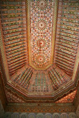 Detail of a ceiling over the room of the first prime minister's favorite wife.