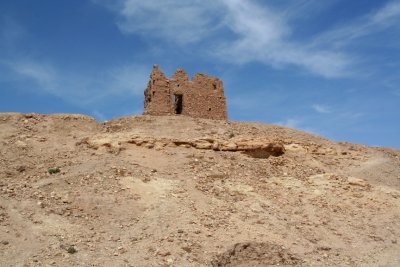 At the top of the kasbah are the ancient walls of what once was probably a building.