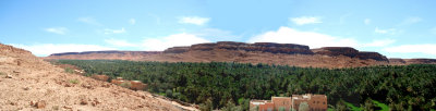 A panoramic photo of the previous houses.