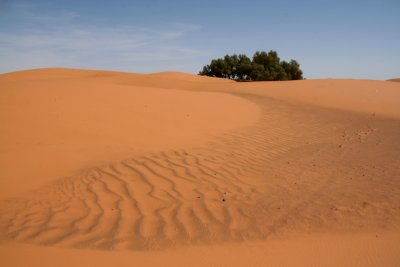 The locals believe that these dunes were sent as a punishment for turning away a weary traveler from the desert.