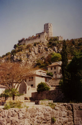 On the drive from Dubrovnik to Mostar, we stopped at this ancient fortress in Bosnia Herzegovina.