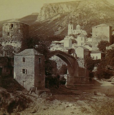 Mostar was named after the bridge (Bosnian & Croatian: Stari most) & the side towers the bridge keepers (natively: mostari).