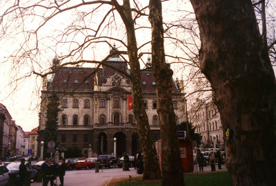 In 1902, this University Building was constructed (after the 1895 earthquake), where the old Provincial Palace once stood.