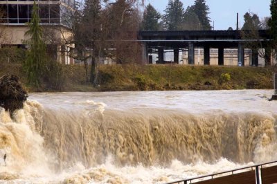 Tumwater Falls  & Olympia Brewery Storm 2007