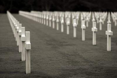 Omaha Beach, Normandy, American Cemetery at Colleville/Mer