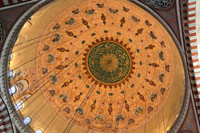 Sleymaniye Mosque-ceiling
