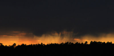 storm in sunset-North Rim