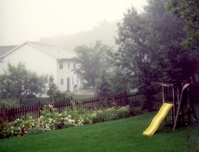 house in fog-Green Bay-2003