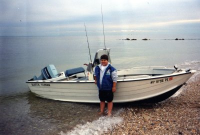 Scott and My Sea Nymph Boat
