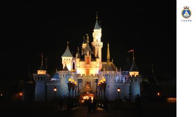 HK Disney @ Night