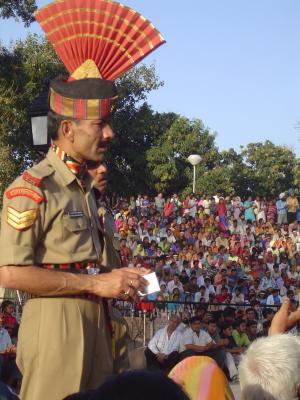 India Border Control Guards during closing ceremony (1).JPG