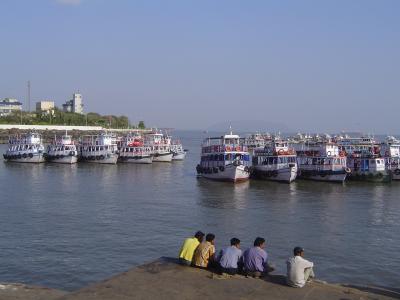 Boats at Gateway to IndiaJPG