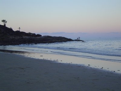 Sunset on the beach.JPG